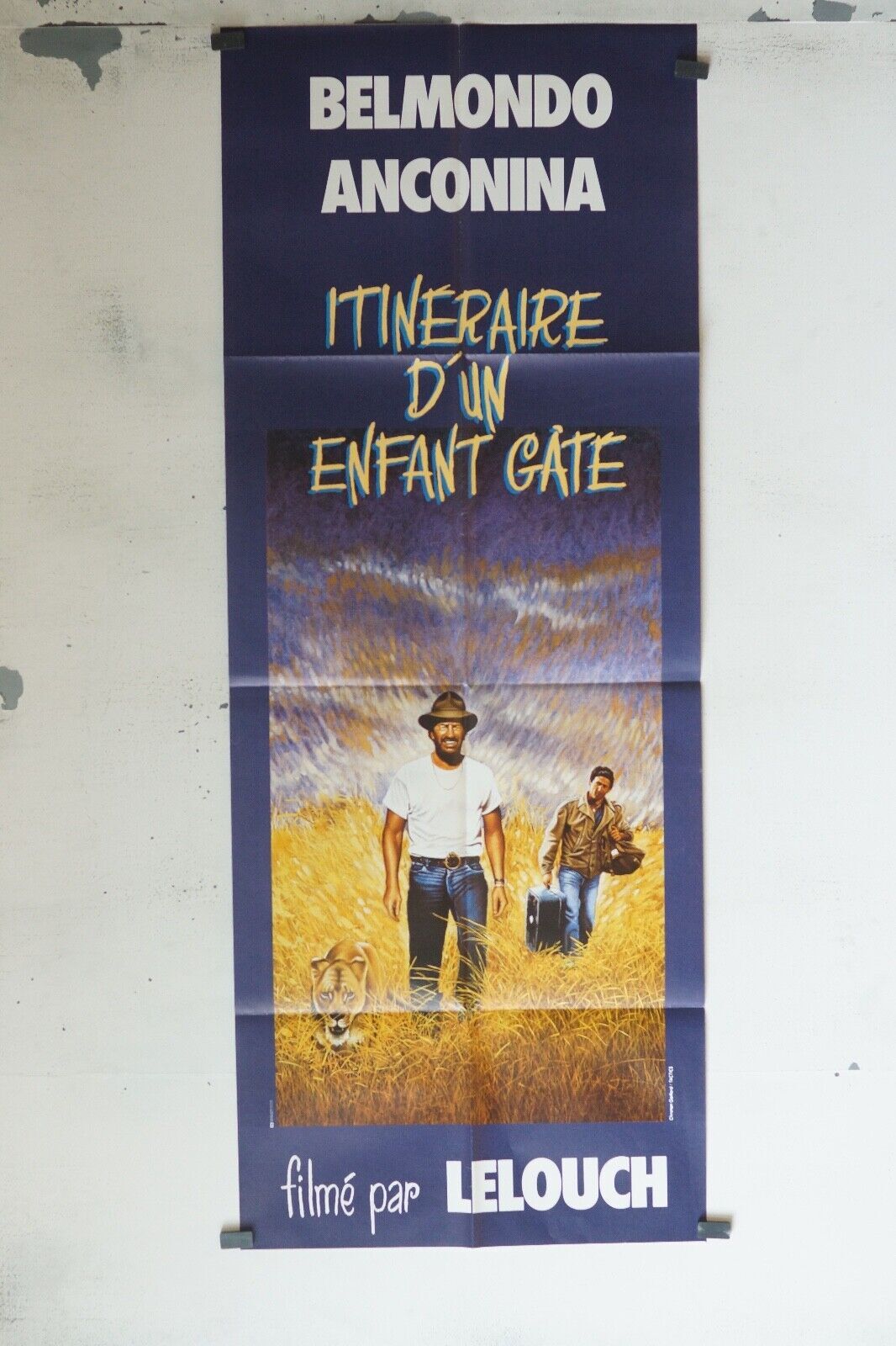 ITINERAIRE D’UN ENFANT GÂTÉ  60x160 ORIGINAL POSTER BELMONDO