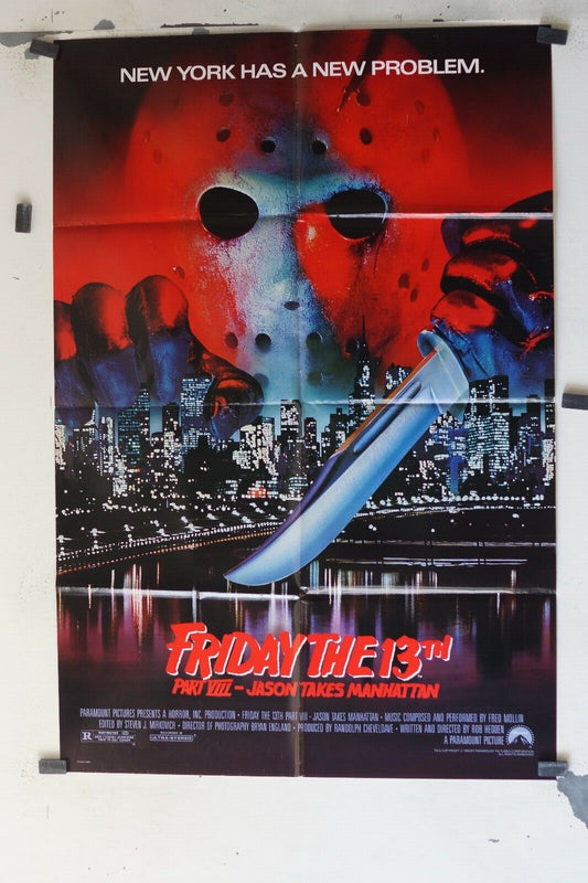 FRIDAY THE 13TH – PART 3 / 3D ORIGINAL POSTER 69x103, Steve Miner, Dana Kimmell