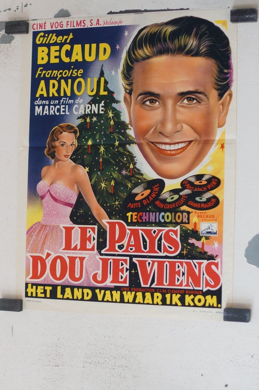  PAYS D’OU JE VIENS (LE) (Belge) ORIGINAL 30x55