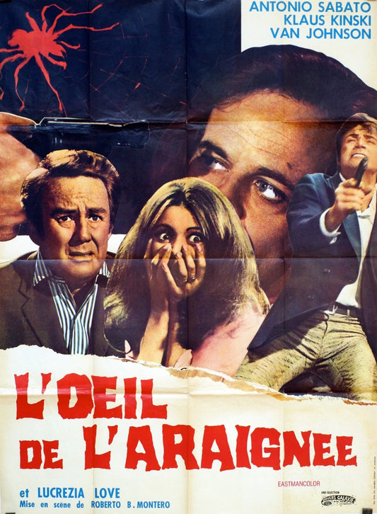 L’ŒIL DE L’ARAIGNÉE  ANTONIO SABATO ORIGINAL POSTER ORIGINAL 120x160