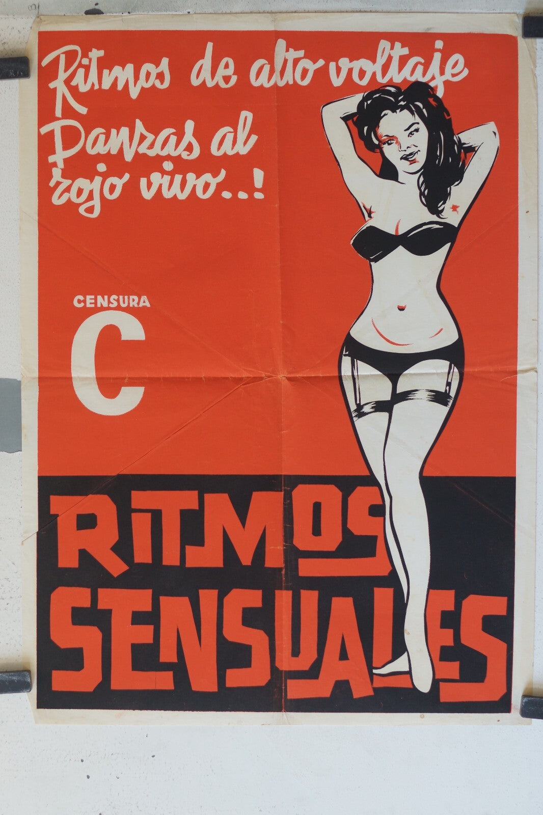 RITMOS SENSUALES MOVIE POSTER ORIGINAL 47X63 CM
