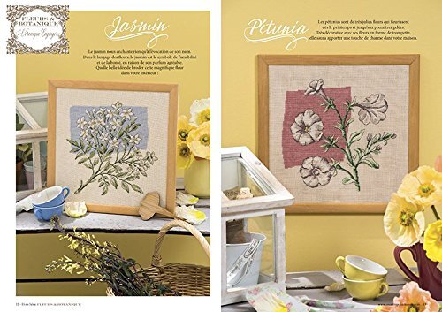 Fleurs & Botaniques au point de croix FRENCH VERSION CROSS STITCH MAGAZINE