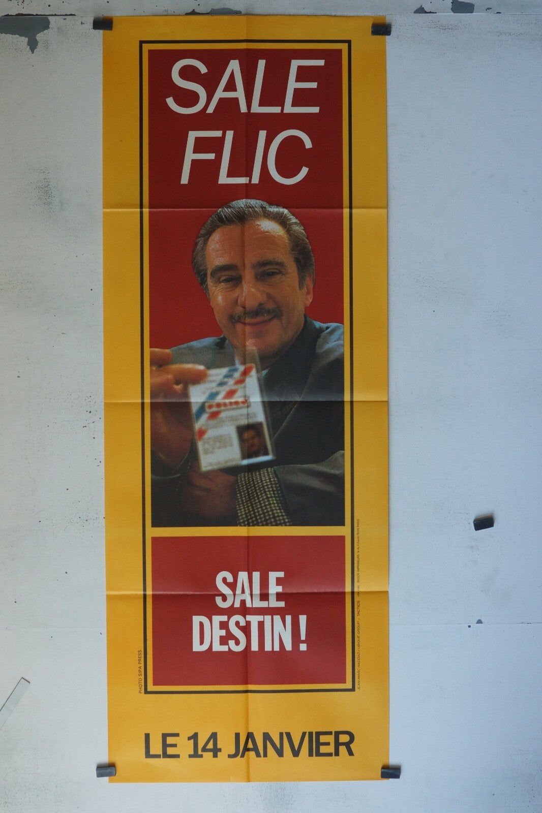 SALE FLIC- SALE DESTIN, MOVIE ORIGINAL POSTER (60X160)
