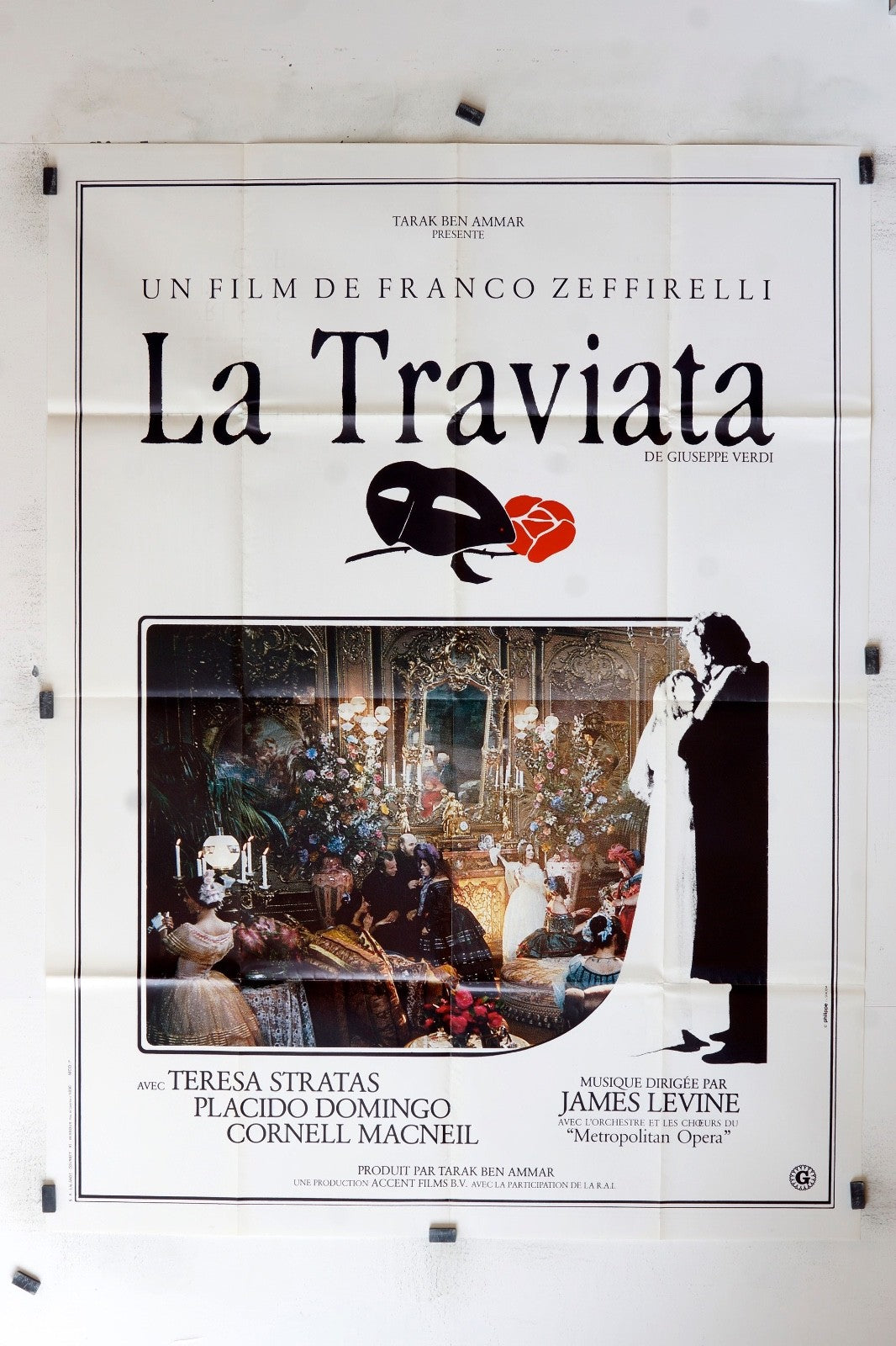 LA TRAVIATA FRANCO ZEFFIRELLI MOVIE POSTER ORIGINAL 120x160