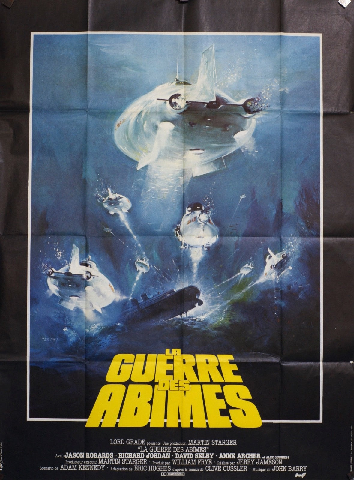 LA GUERRE DES ABIMES JASON ROBARDS POSTER ORIGINAL 120x160
