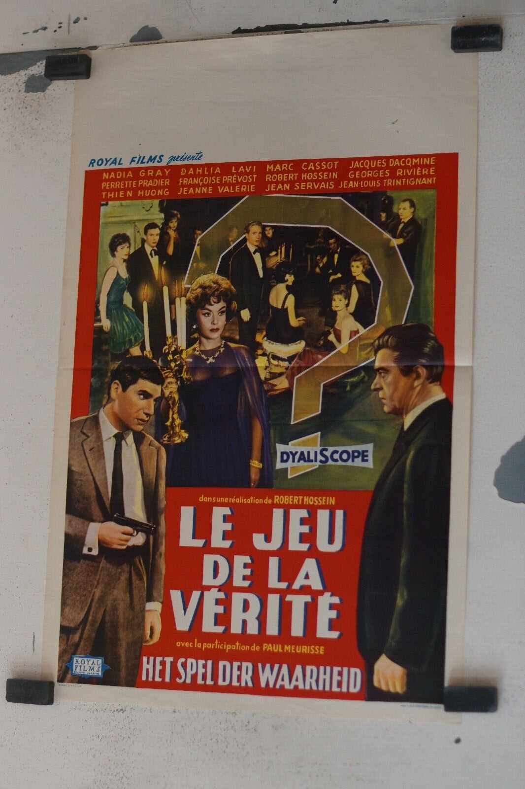 JEU DE LA VERITE (LE) (French Edition) ORIGINAL 30x55