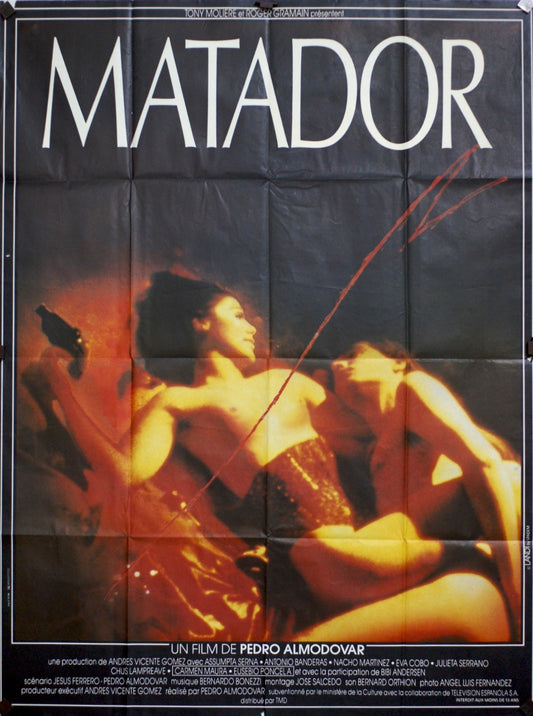 MATADOR PEDRO ALMODOVAR movie poster ORIGINAL 120x160