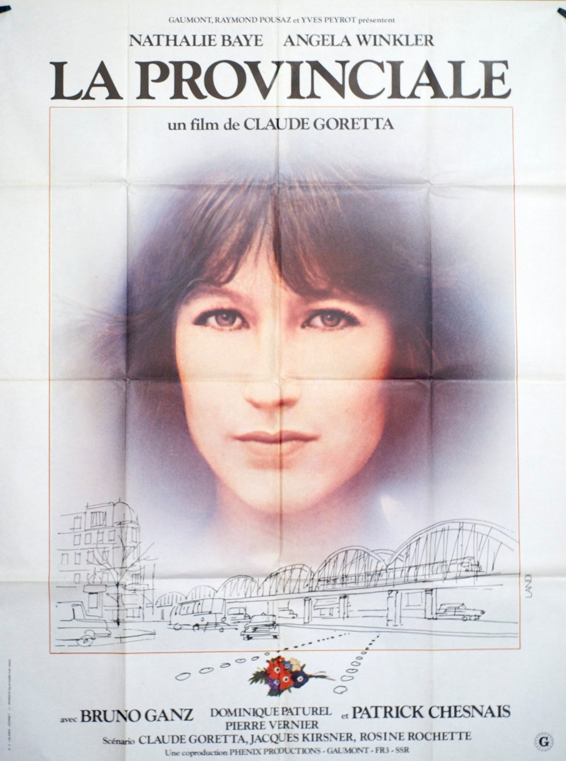 LA PROVINCIALE NATHALIE BAYE MOVIE POSTER ORIGINAL (120x160)