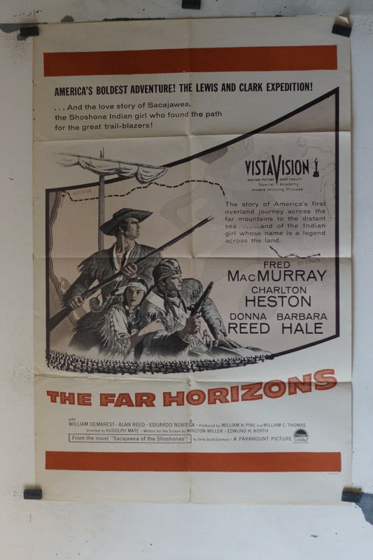 THE FAR HORIZONS POSTER ORIGINAL 69x103, Rudolph Maté, Fred MacMurray 