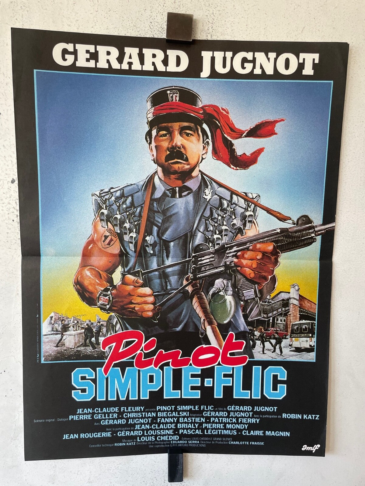 PINOT SIMPLE FLIC POSTER ORIGINAL (40X60) GÉRARD JUGNOT