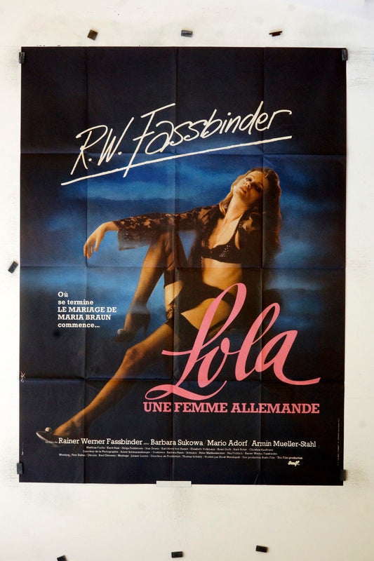 LOLA, UNE FEMME ALLEMANDE BARBARA SUKOWA MOVIE POSTER ORIGINAL (120X160)