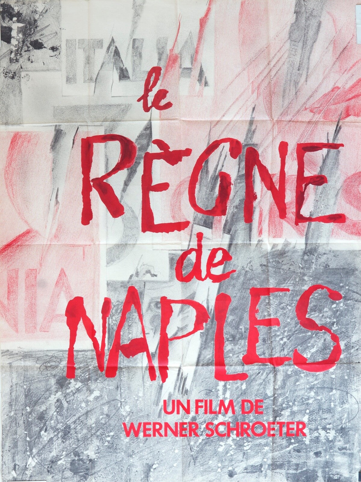 LE RÈGNE DE NAPLE WERNER SCHROETER MOVIE POSTER ORIGINAL (120X160)