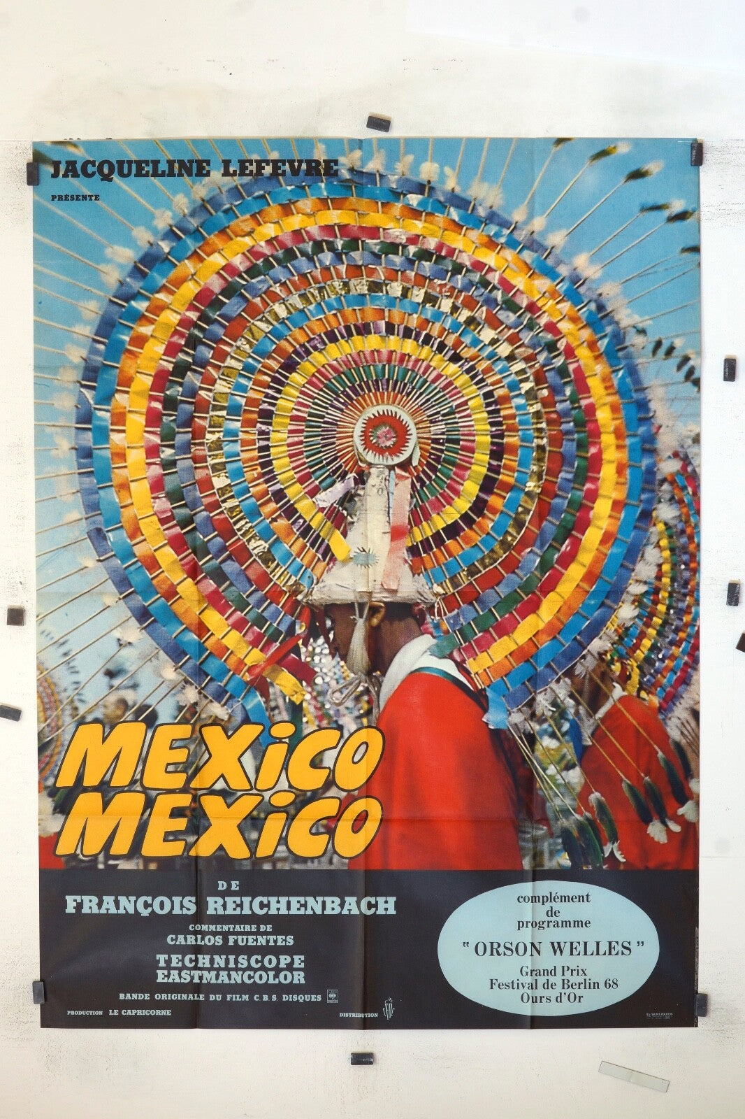 MEXICO MEXICO FRANCOIS REICHENBACH MOVIE POSTER ORIGINAL 120x160