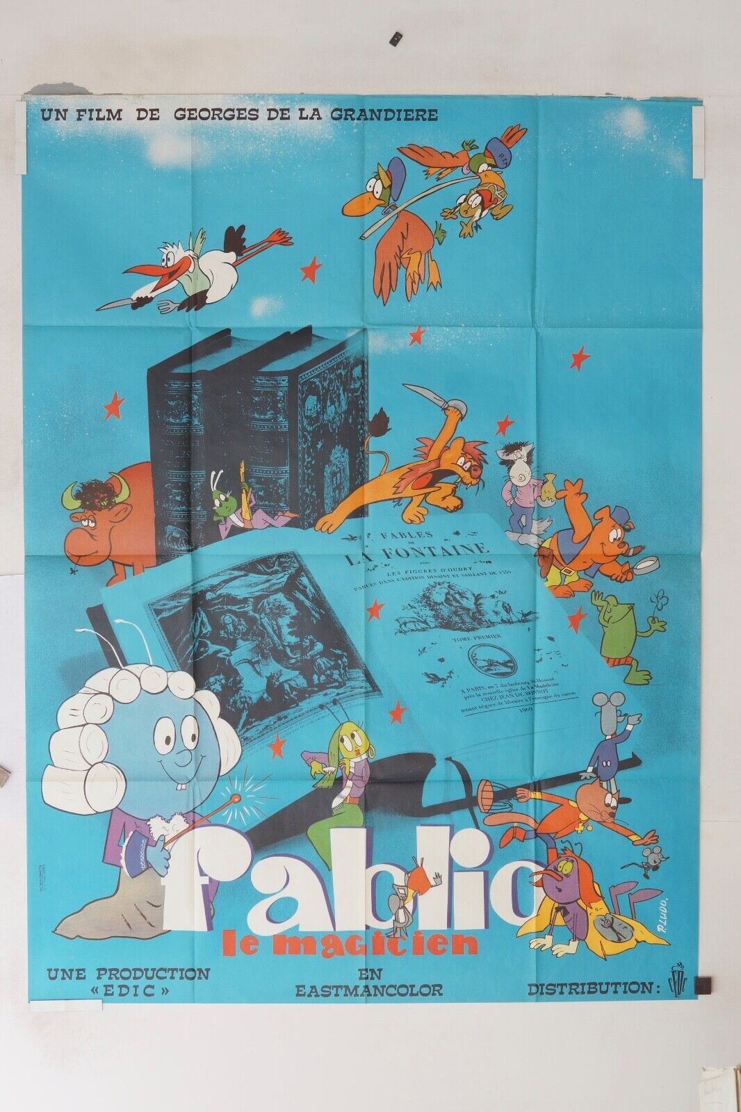 FABLIO « LE MAGICIEN » ORIGINAL MOVIE POSTER 120x160