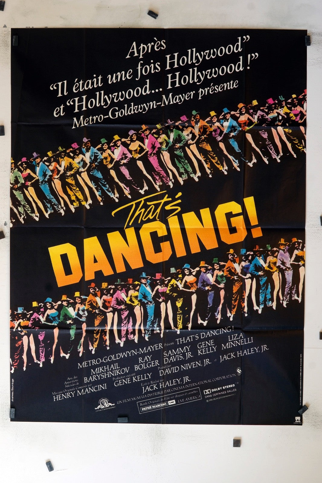 THAT’S DANCING RAY BOLGER 120x160 MOVIE POSTER ORIGINAL