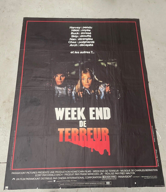 WEEK-END DE TERREUR ORIGINAL 120x160
