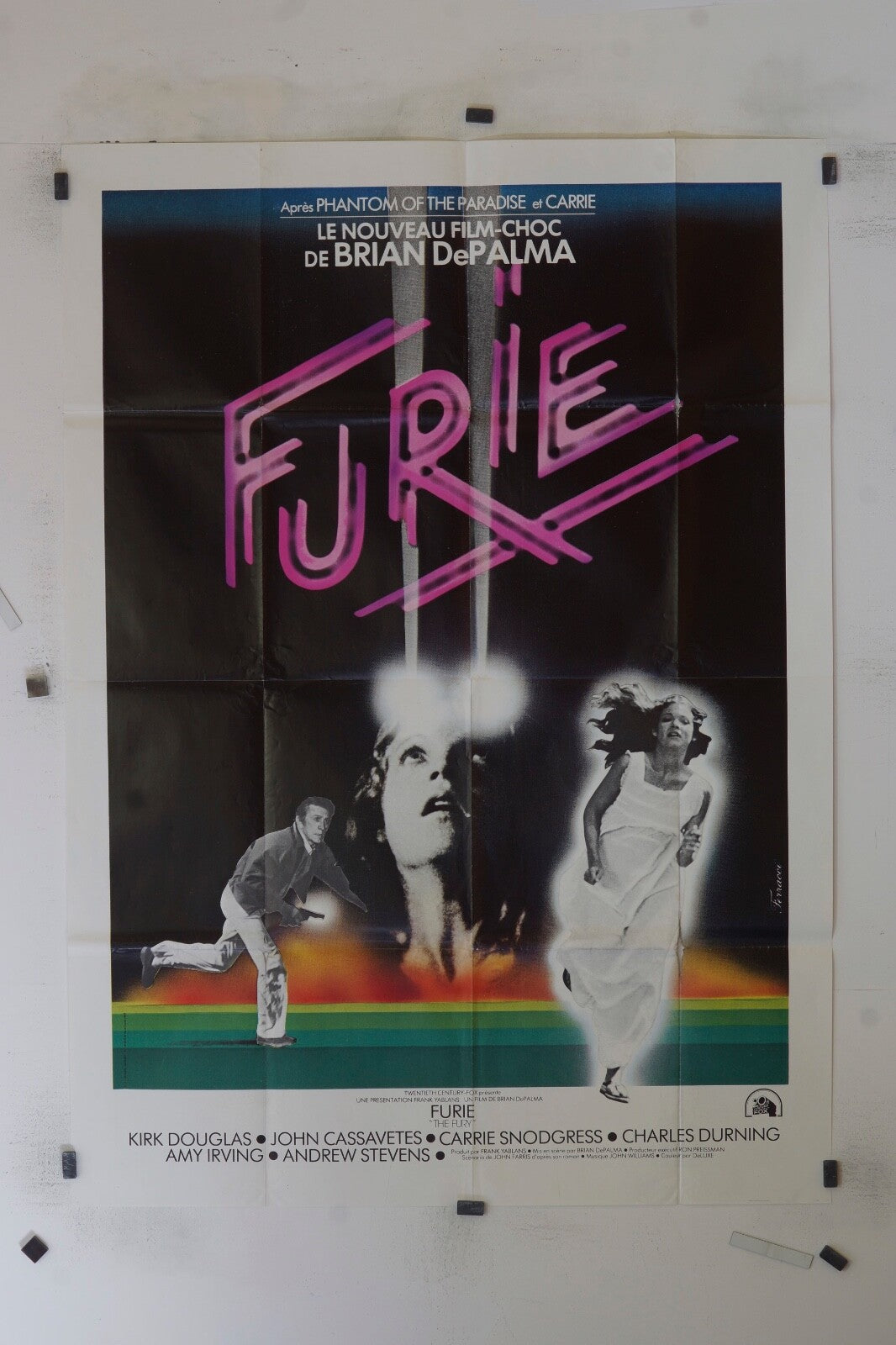 FURIE BRIAN DE PALMA 120x160 ORIGINAL MOVIE POSTER