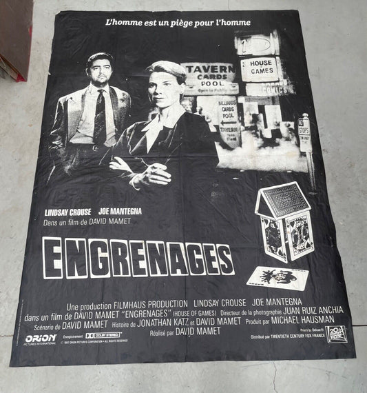ENGRENAGES MOVIE POSTER ORIGINAL 120x160 LINDSAY CROUSE
