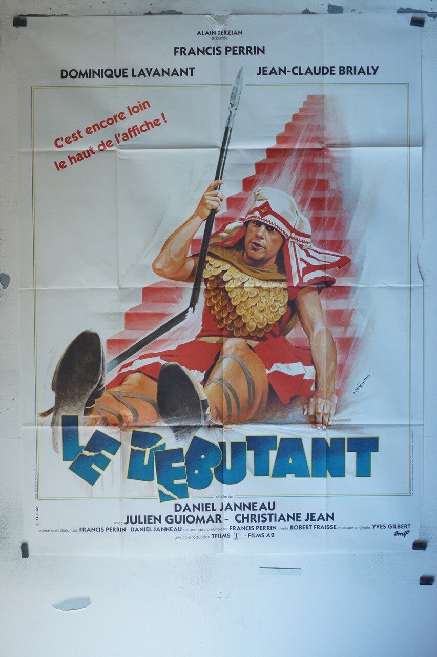 LE DÉBUTANT ORIGINAL 120x160 DANIEL JANNEAU – JULIEN GUIOMAR