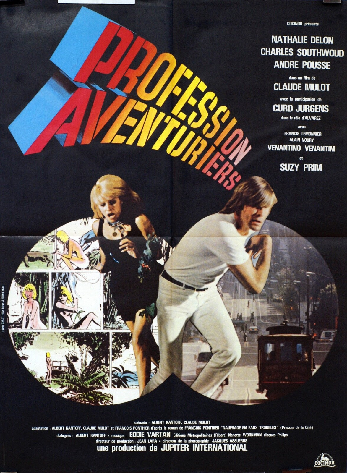 PROFESSION AVENTURIERS 60X80 MOVIE POSTER ORIGINAL NATHALIE DELON – CHARLES