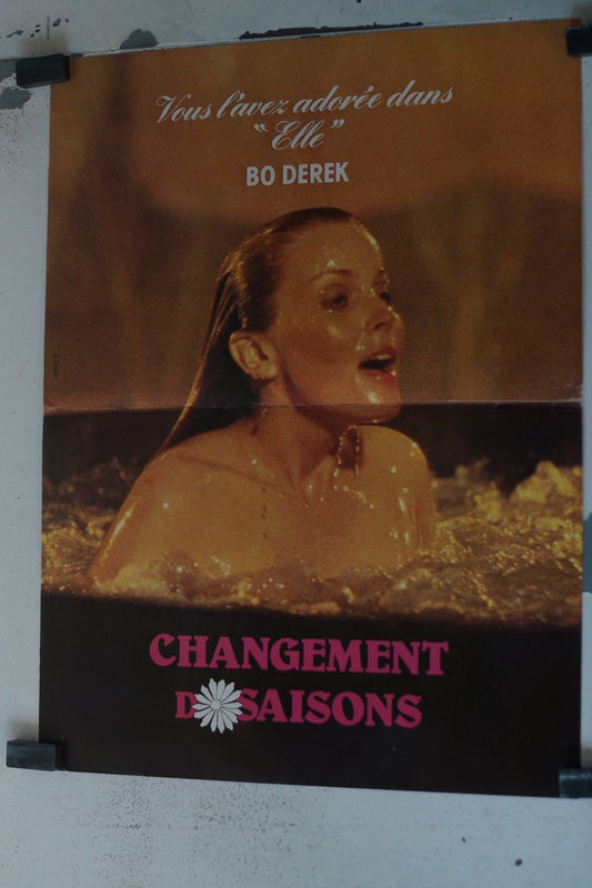 CHANGEMENT DE SAISONS MOVIE POSTER ORIGINAL 40x60 BO DEREK
