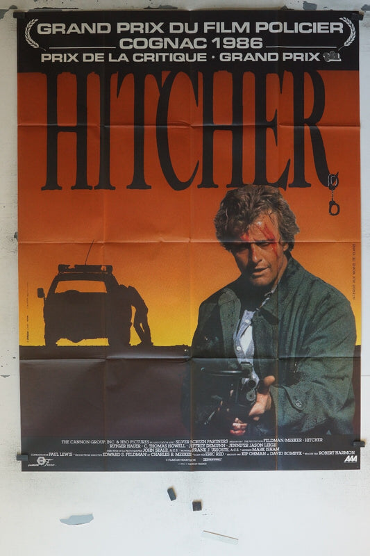 HITCHER MOVIE POSTER ORIGINAL 120x160 JEFFREY DEMUNN