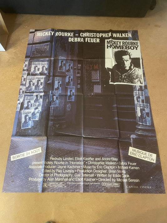 HOMEBOY MOVIE POSTER ORIGINAL (120x160) MICKEY ROURKE