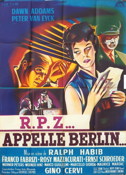 R.P.Z…APPELLE BERLIN MOVIE POSTER ORIGINAL 120x160 DAWN ADDAMS