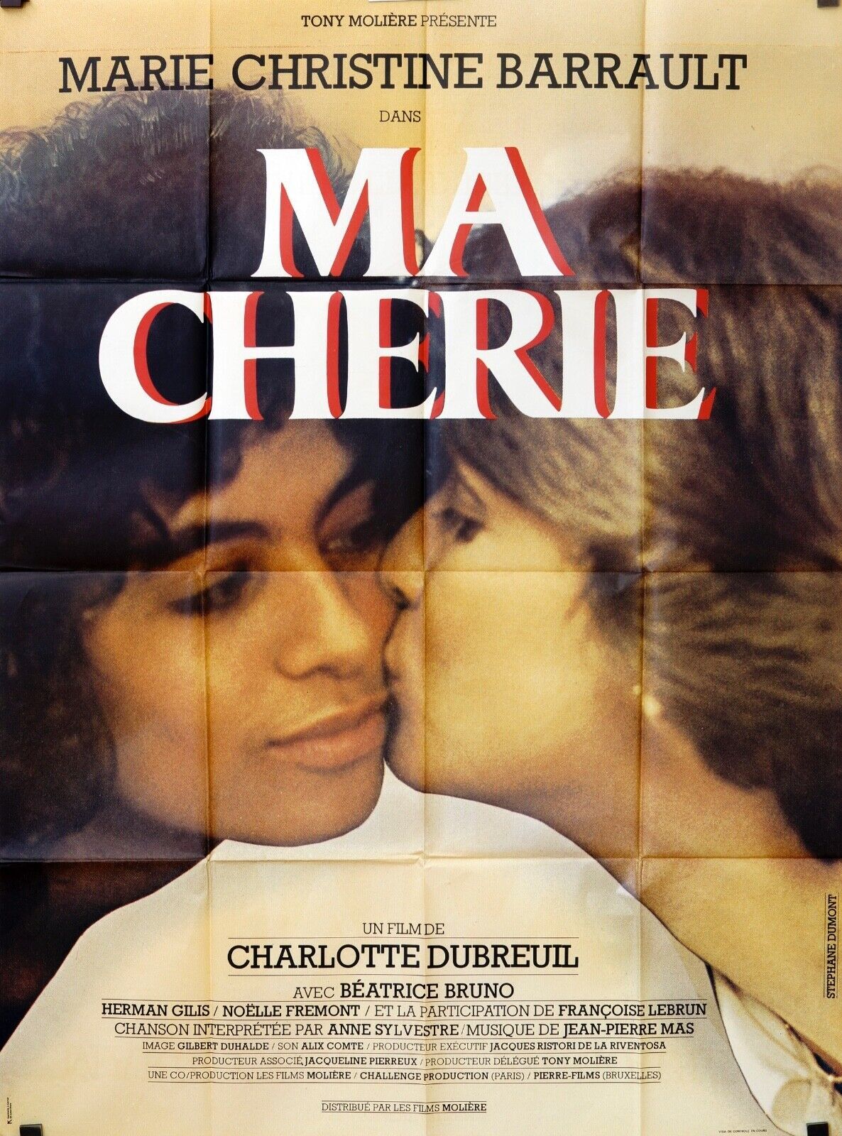 MA CHÉRIE MOVIE POSTER ORIGINAL (120x160)  CHARLOTTE DUBREUIL