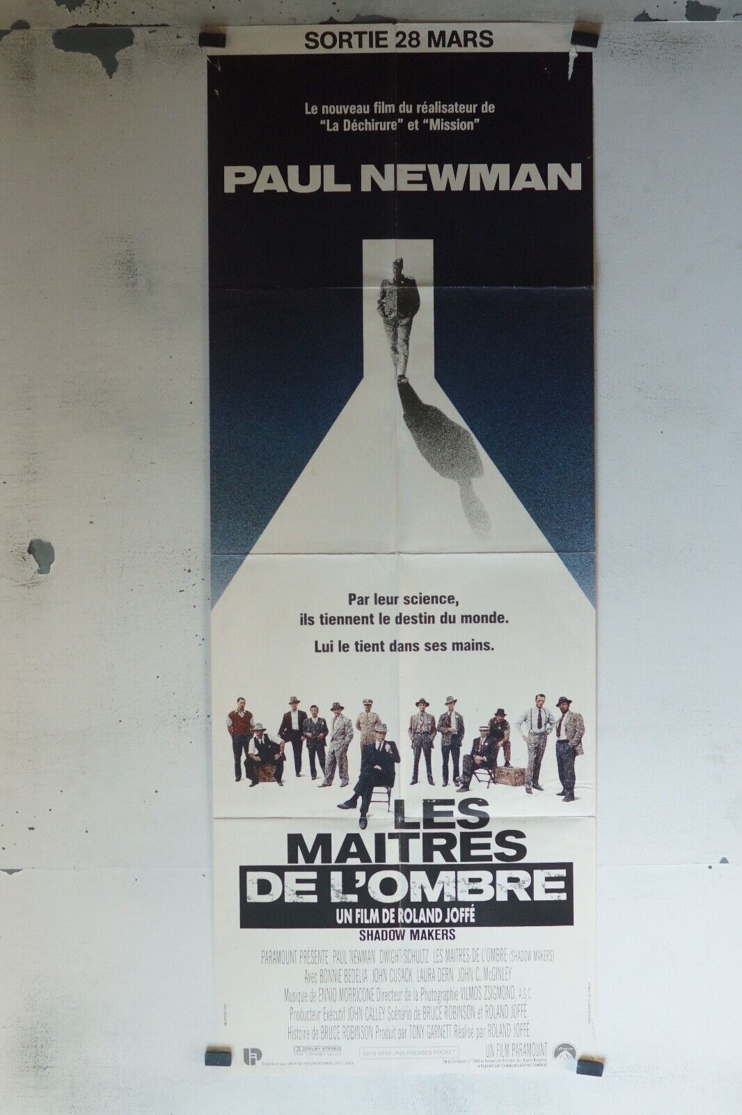 LES MAÎTRES DE L’OMBRE ORIGINAL MOVIE POSTER 60X160 PAUL NEWMAN