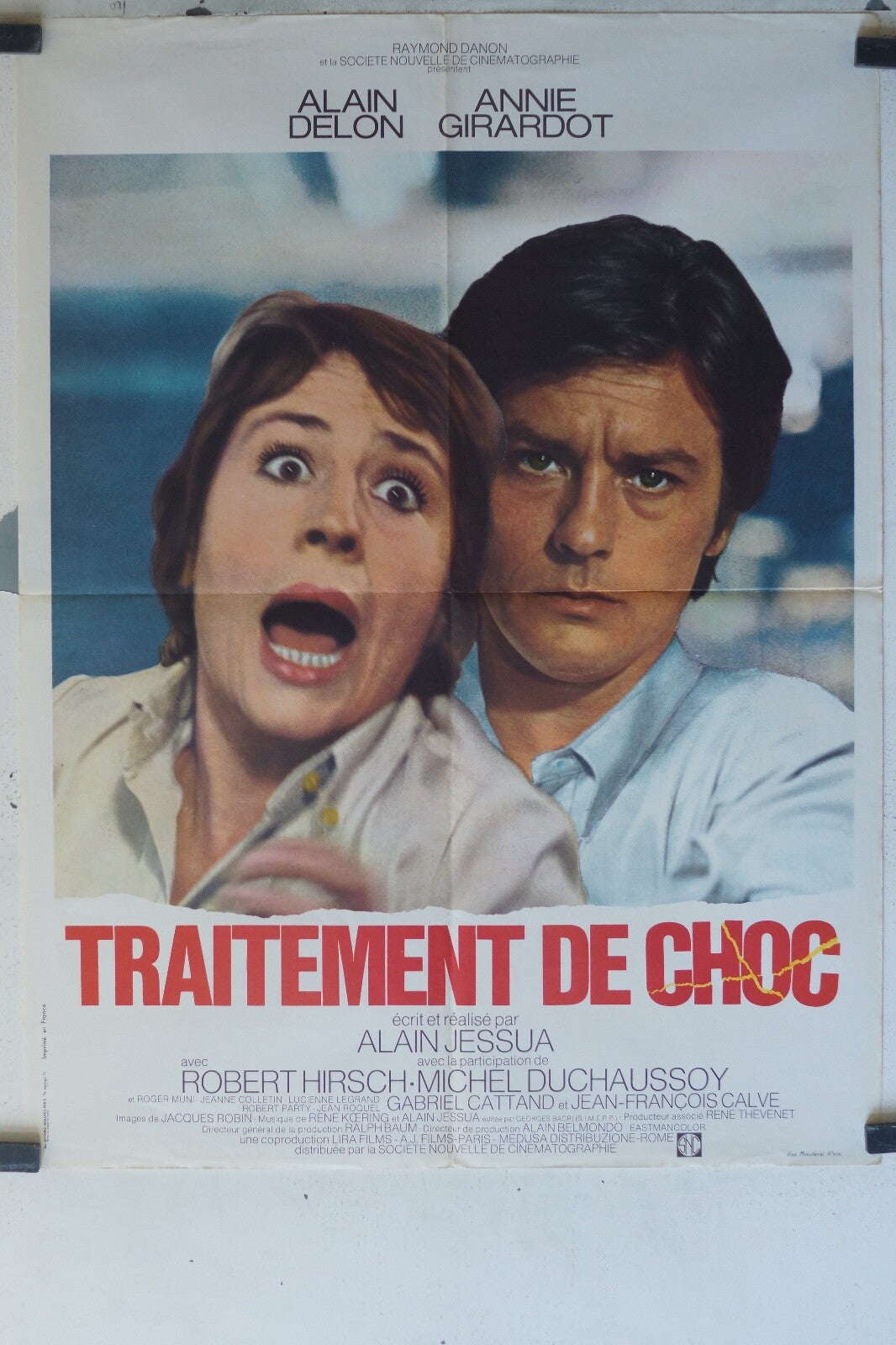 TRAITEMENT DE CHOC MOVIE POSTER ORIGINAL (60X80) Annie Giradot , Alain Delon