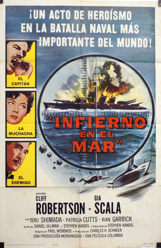 INFIERNO EN EL MAR (Spanish Version) ORIGINAL Battle of the coral sea 