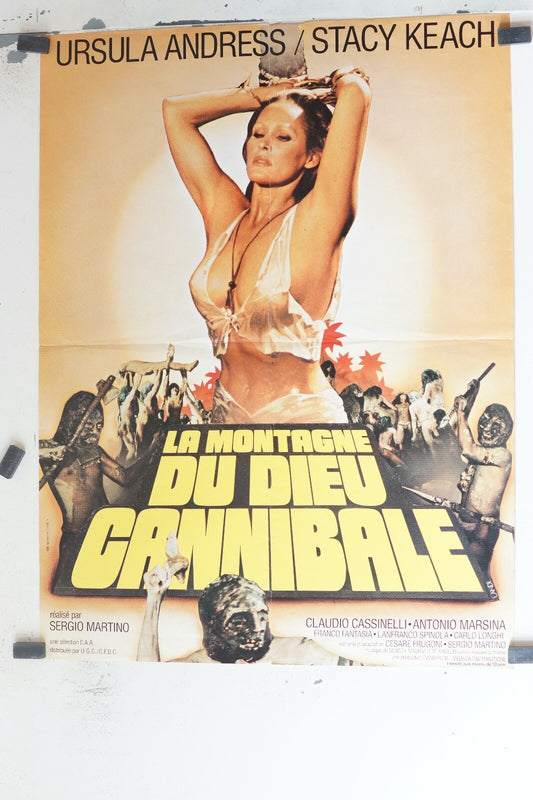 MONTAGNE DU DIEU CANNIBALE (LA) MOVIE POSTER ORIGINAL (60X80) Ursula Andress