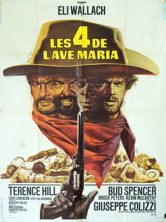 LES 4 DE L’AVE MARIA ORIGINAL MOVIE POSTER 120x160 ELI WALSH