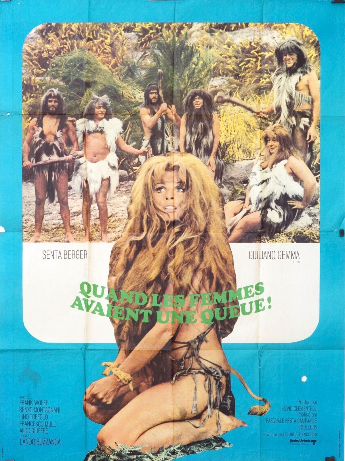 QUAND LES FEMMES AVAIENT UNE QUEUE POSTER ORIGINAL (120x160) SENTA BERGER