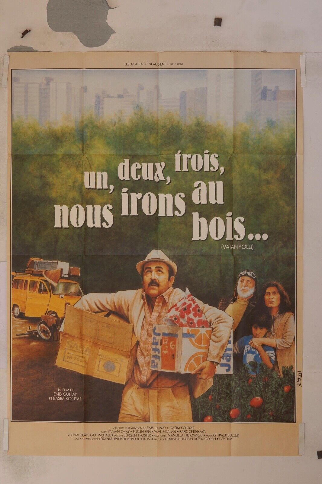UN, DEUX, TROIS, NOUS IRONS AU BOIS... MOVIE POSTER ORIGINAL (120x160)YAMAN OKAY