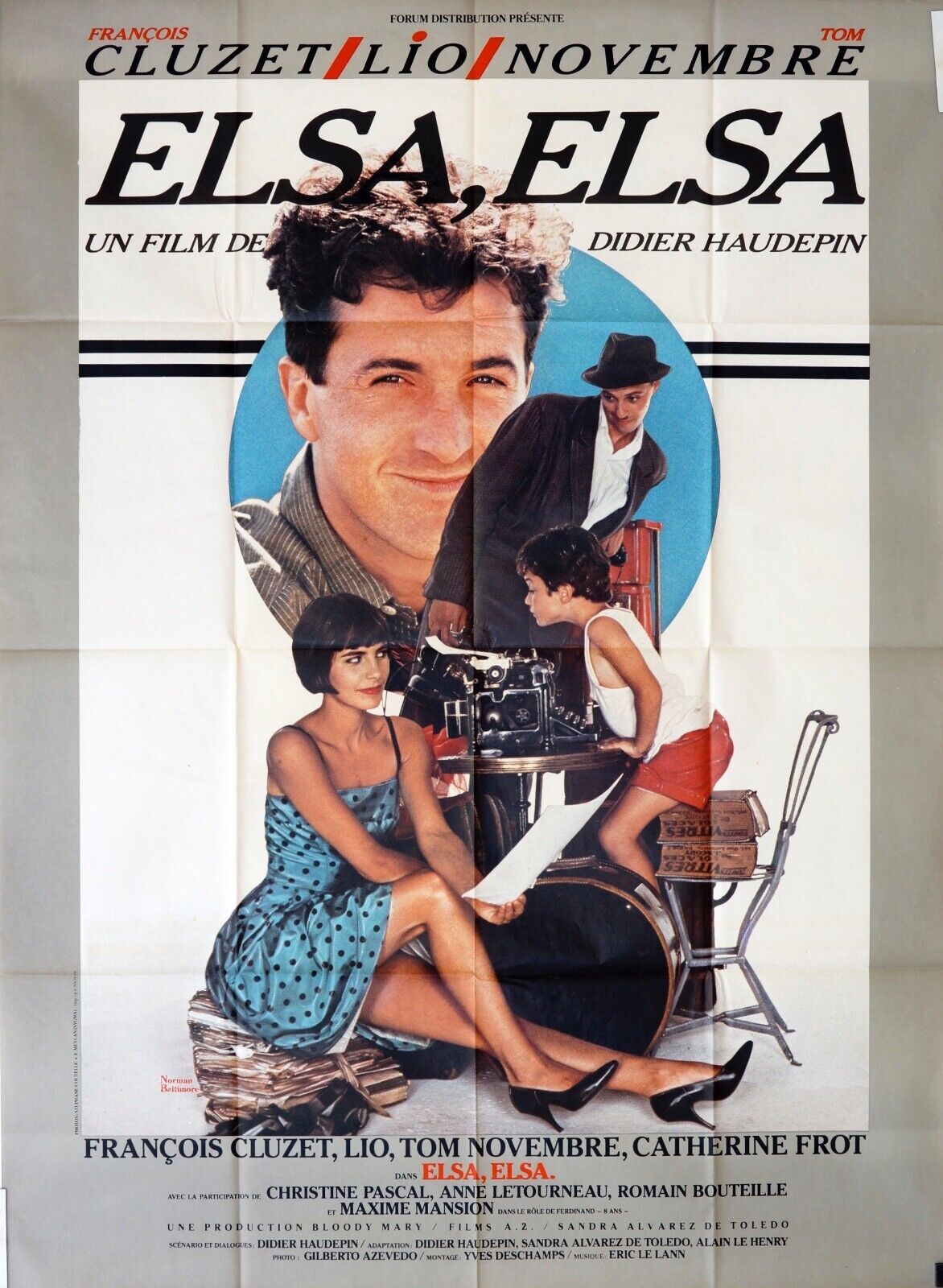 ELSA, ELSA ORIGINAL MOVIE POSTER 120x160 FRANCOIS CLUZET