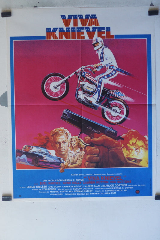 VIVA KNIEVEL MOVIE POSTER ORIGINAL (60X80) Gordon DouglasEvel Knievel. 