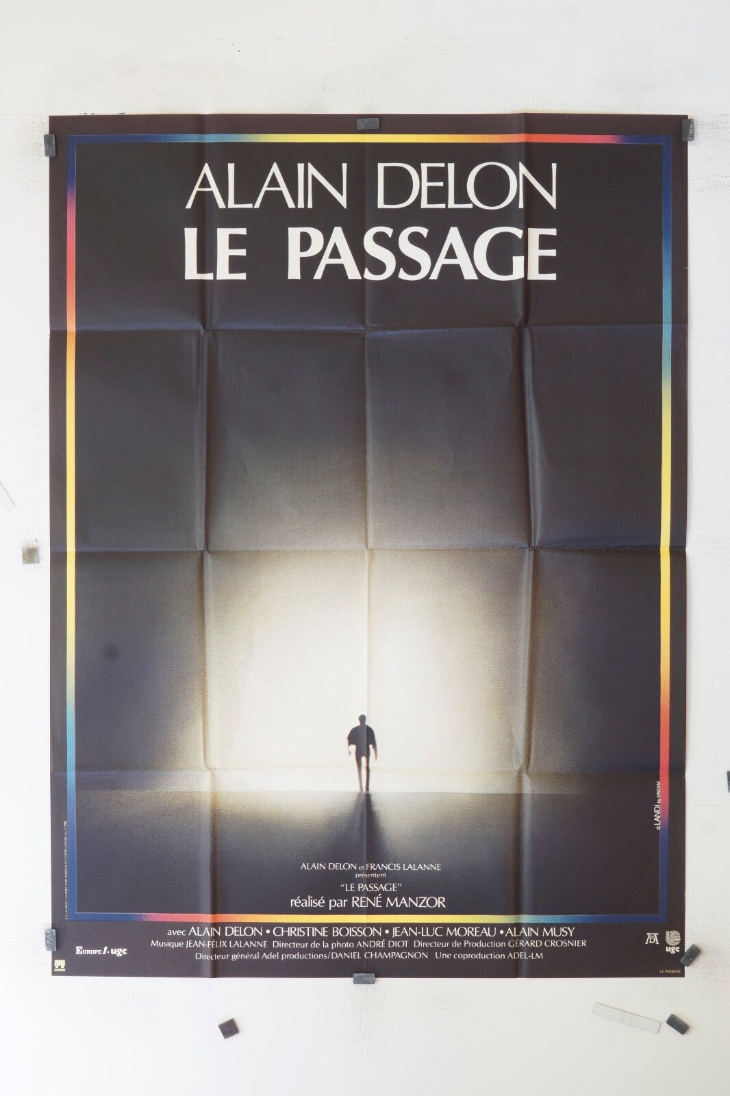 LE PASSAGE ALAIN DELON ORIGINAL MOVIE POSTER 120x160