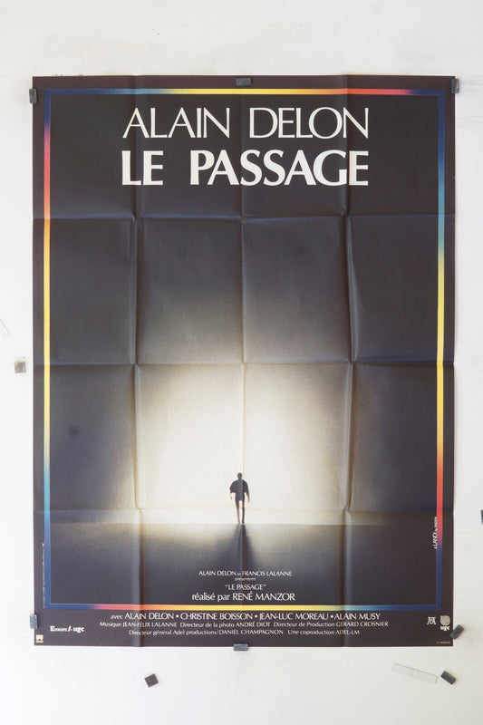 LE PASSAGE ALAIN DELON ORIGINAL MOVIE POSTER 120x160