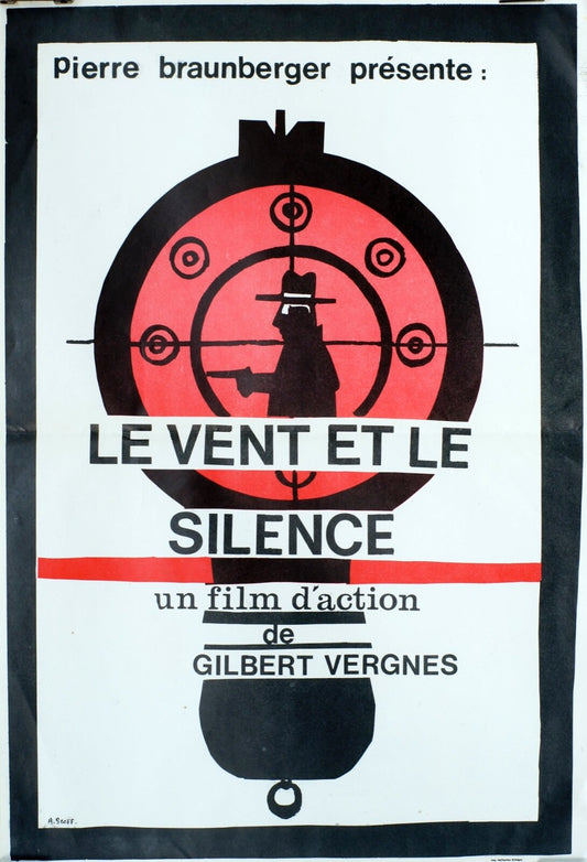LE VENT ET SILENCE (French Version) MOVIE POSTER ORIGINAL, Pierre braunberger