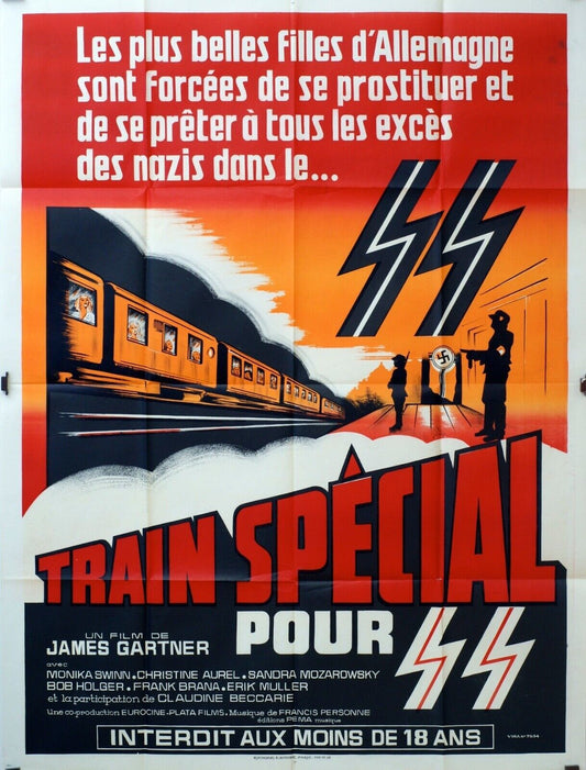 TRAIN SPECIAL POUR SS MOVIE POSTER ORIGINAL 120x160 MONIKA SWINN
