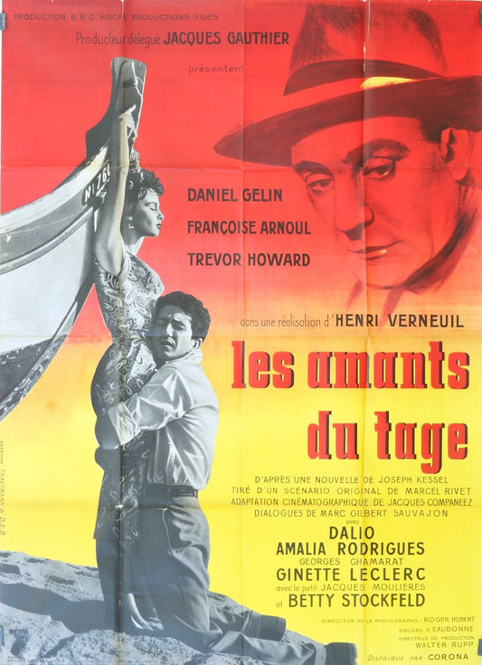 LES AMANTS DU TAGE POSTER ORIGINAL 120x160 DANIEL GELIN