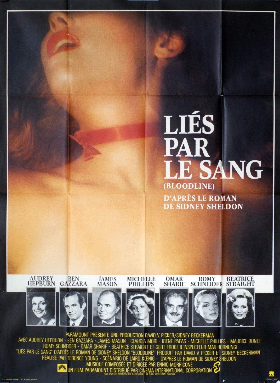LIÉS PAR LE SANG AUDREY HEPBURN MOVIE POSTER ORIGINAL 120x160