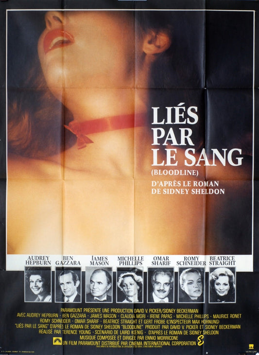 LIÉS PAR LE SANG AUDREY HEPBURN MOVIE POSTER ORIGINAL 120x160