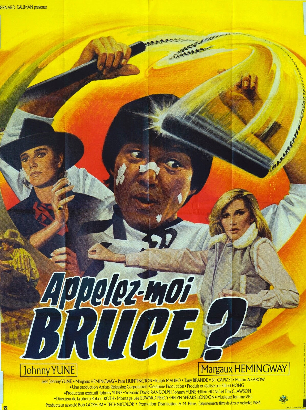 APPELEZ-MOI BRUCE ? MOVIE POSTER ORIGINAL 120x160 JOHNNY YUNE