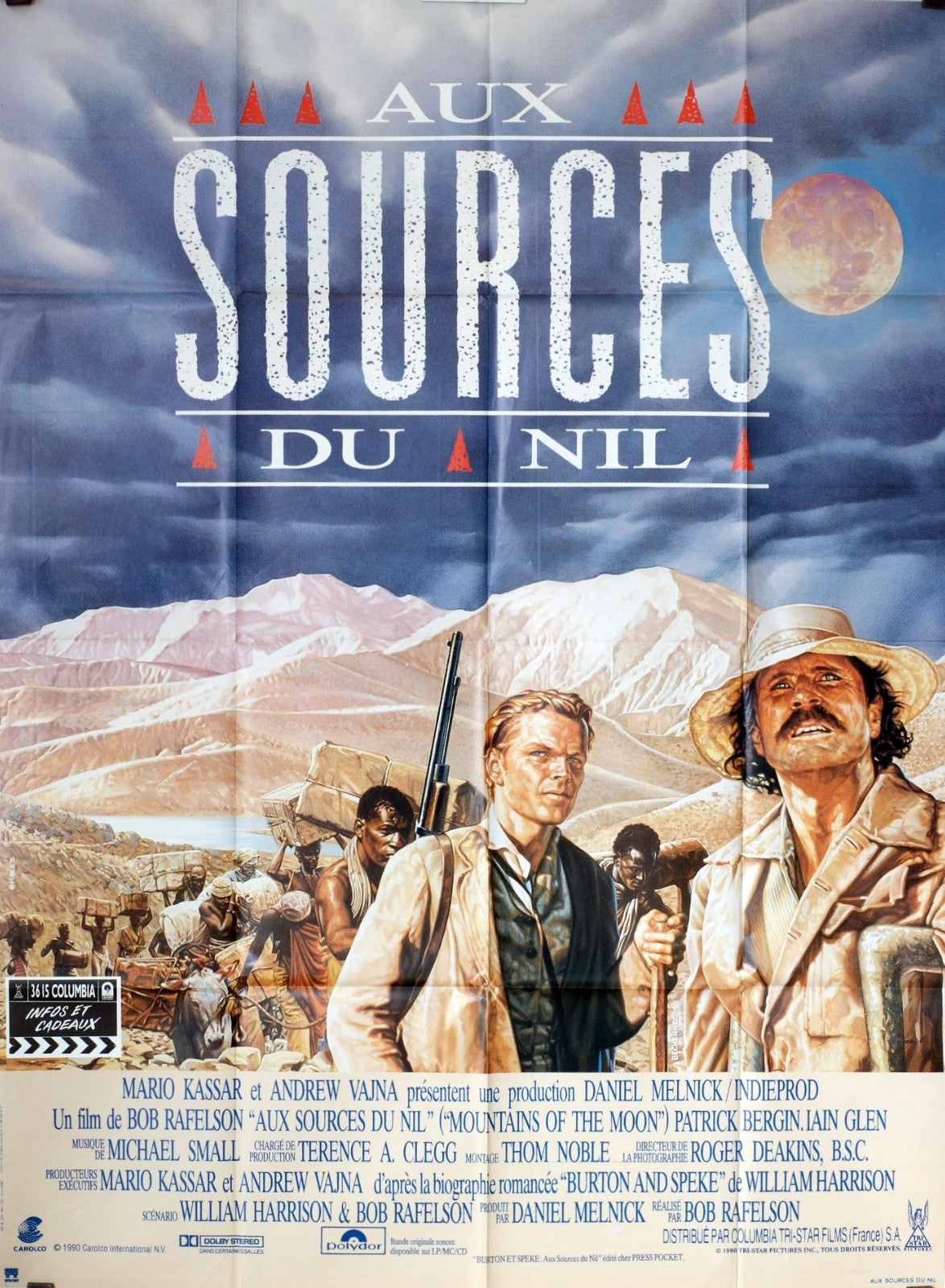 AUX SOURCES DU NIL MARIO KASSER MOVIE POSTER ORIGINAL 120x160