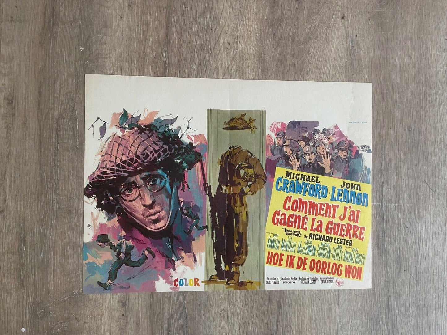 Comment j’ai gagné la guerre ORIGINAL 50X35 Michael Crawford