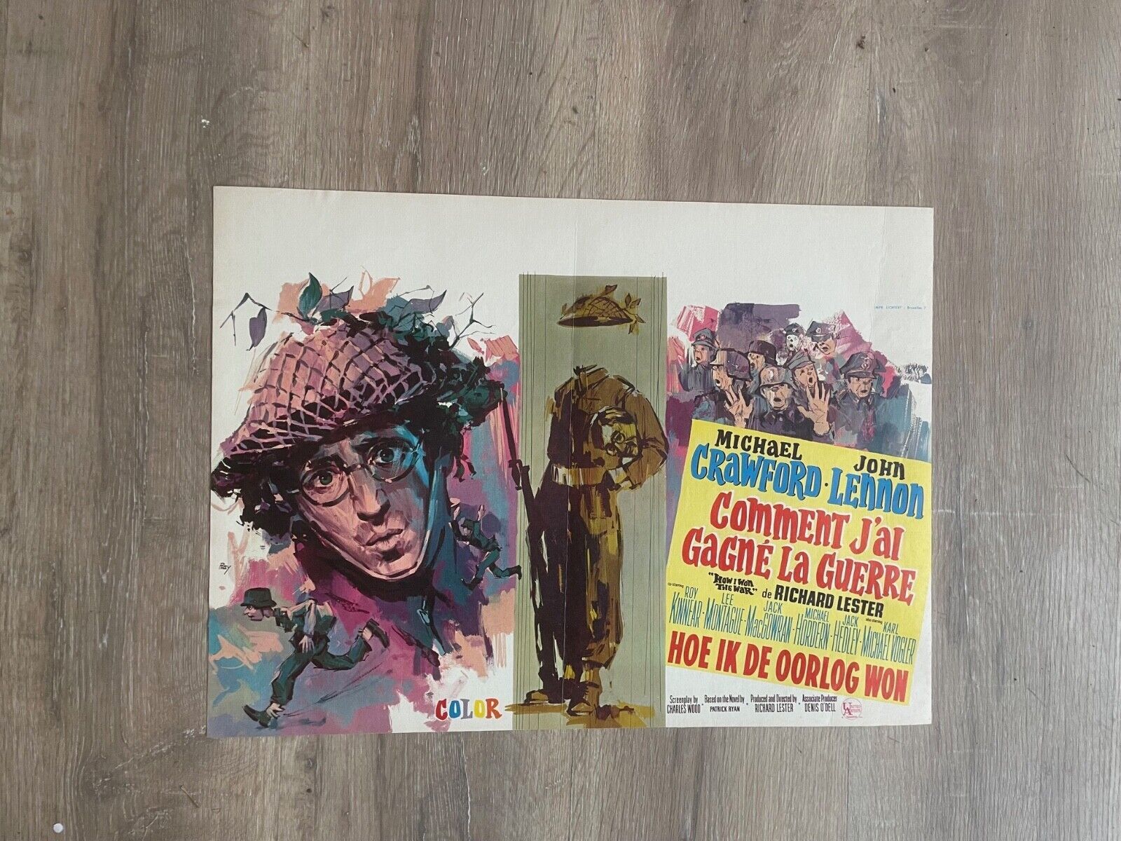 Comment j’ai gagné la guerre ORIGINAL 50X35 Michael Crawford
