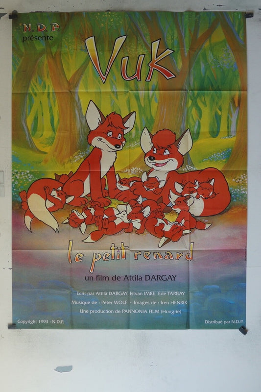 VUK, LE PETIT RENARD (1981) POSTER ORIGINAL120x160 ATILA DARGAY